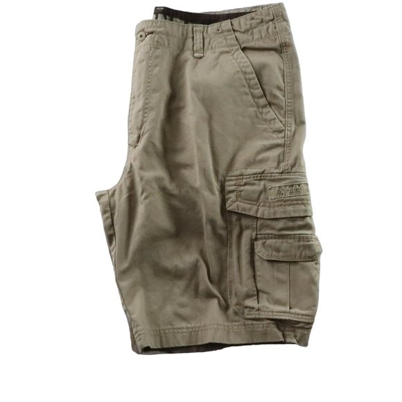 UNION BAY Shorts Men's Cargo Pockets Relaxed Fit Brown Size 42 - Picture 3 of 12